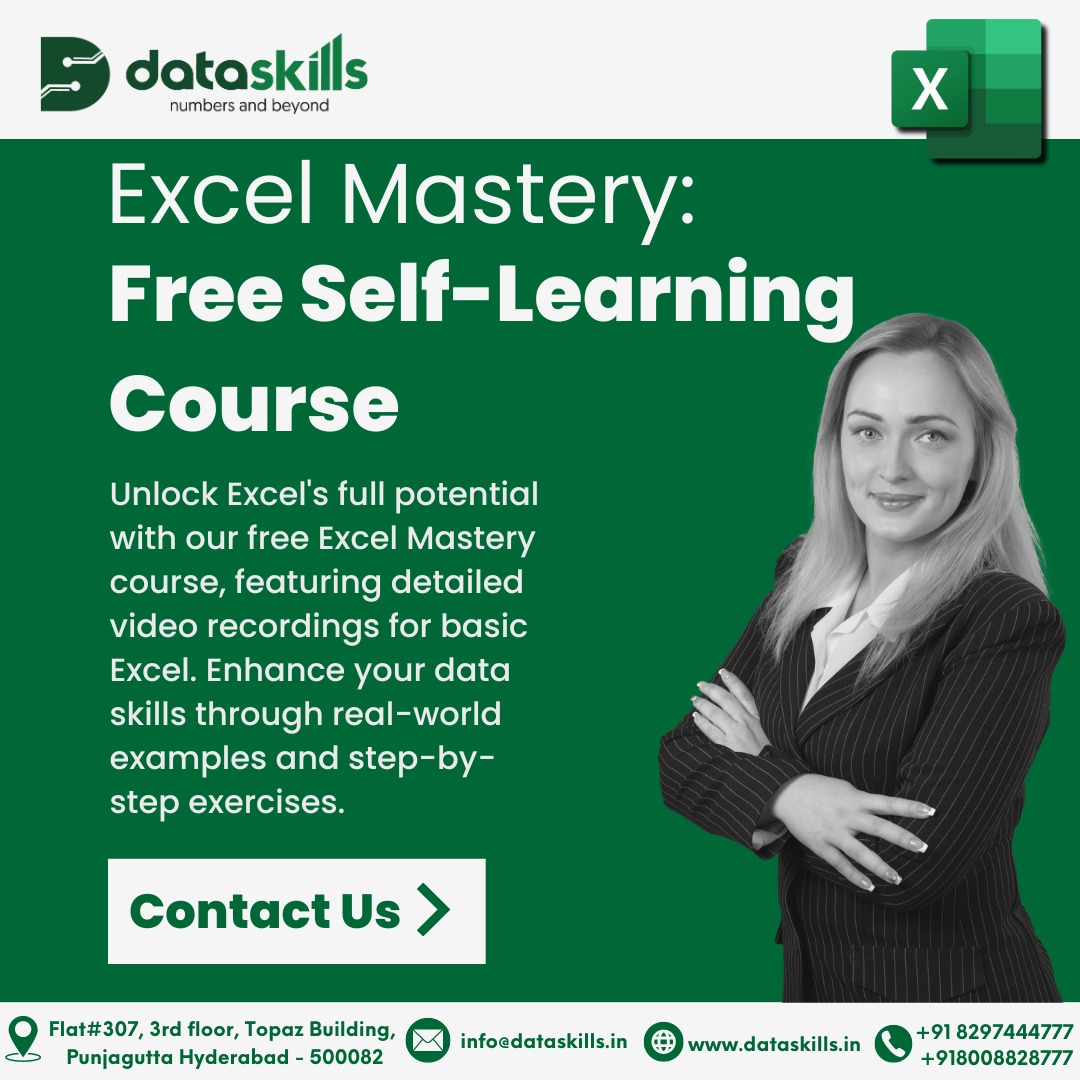 Excel Mastery Free SelfLearning Course